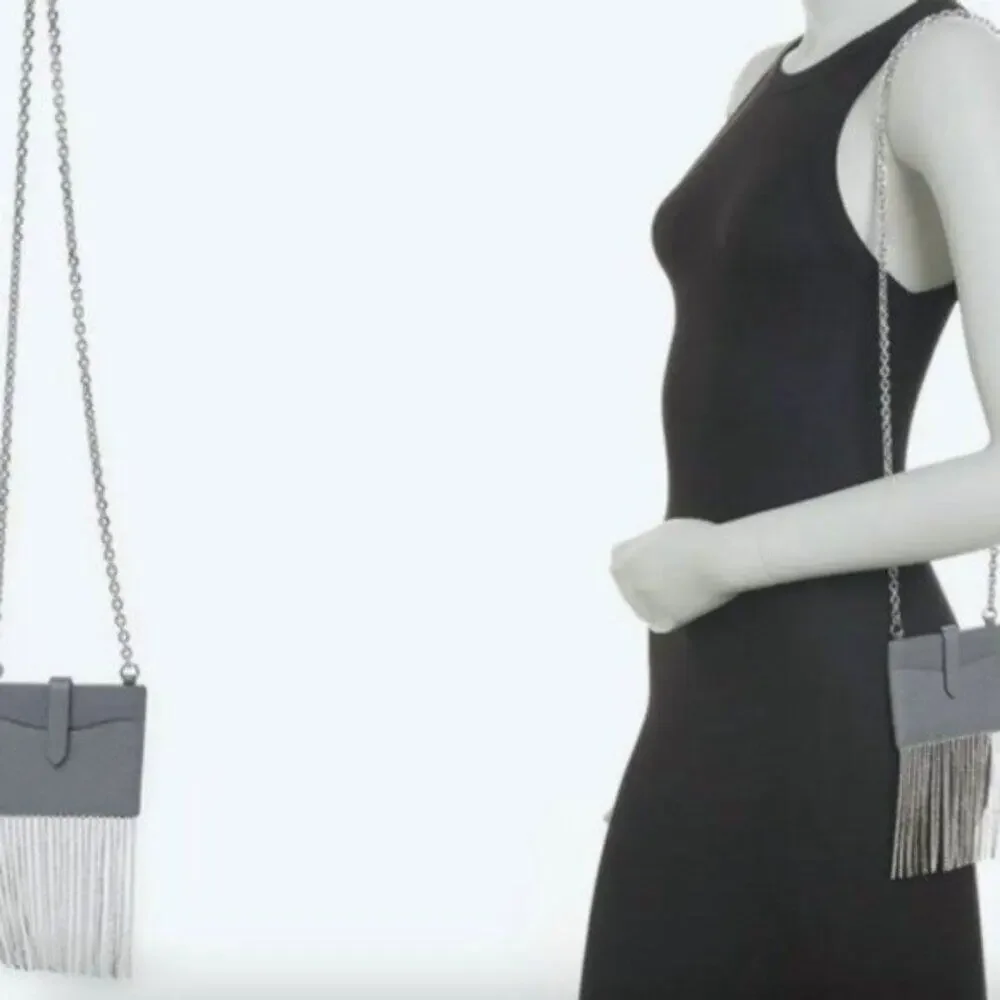 Rebecca Minkoff Leather Card Case on Chain